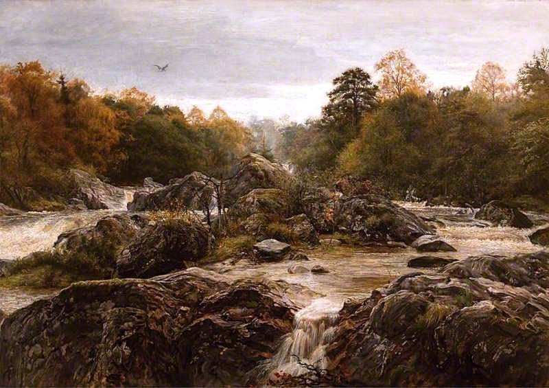 Affiche Il Suono Di Molte Acque John Everett Millais pour créer un salon élégant et apaisant