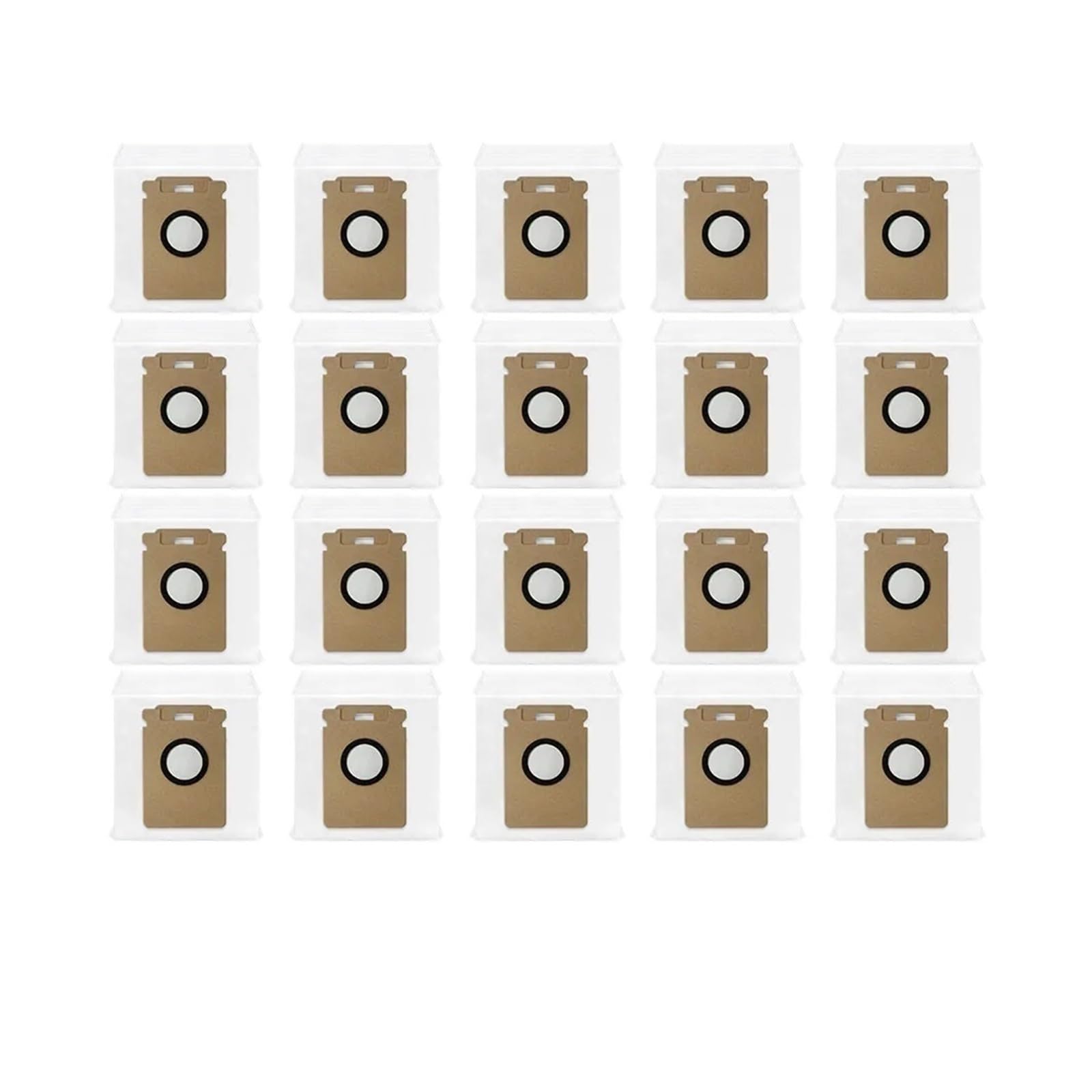 EEZII Accessories, Compatible For Roborock, H60 HUB ULTRA Vacuum Dust Bags Replacement Parts(20pcs)