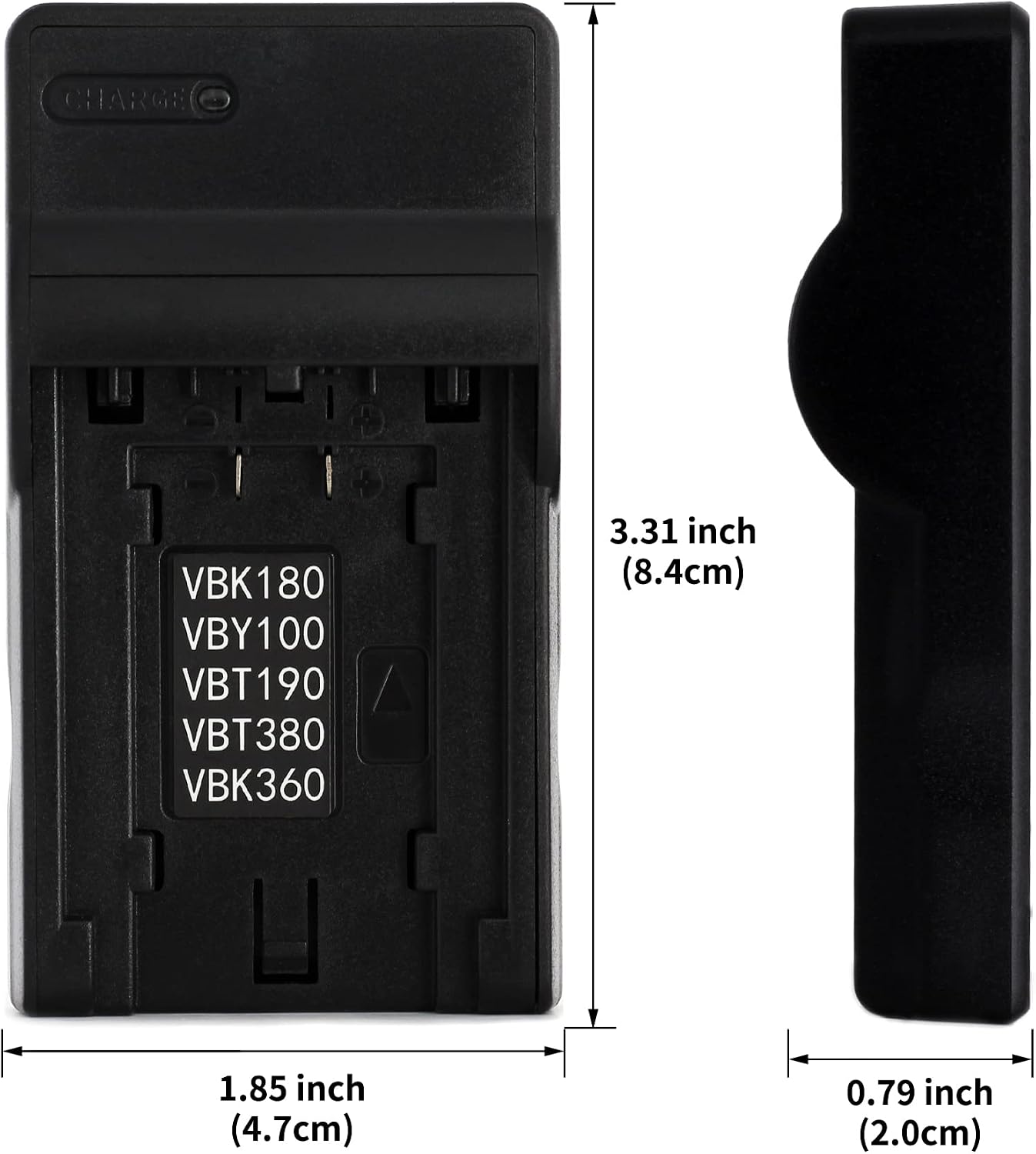 Norifon VW-VBK180 USB Charger for Panasonic HDC-HS60, HDC-HS80, HDC-SD40, HDC-SD60, HDC-SD80, HDC-SD90, HDC-TM40, HDC-TM60, HDC-TM80, HDC-TM90, SDR-H100, SDR-H85, SDR-S50 Camera and More
