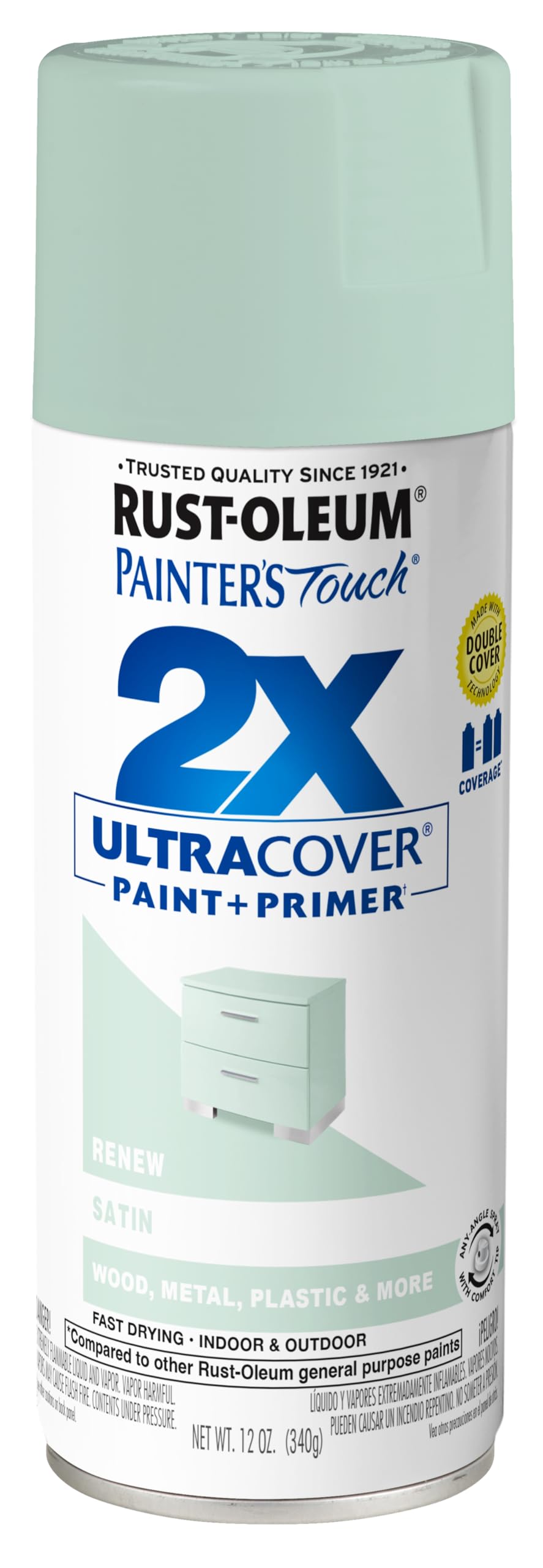 Rust-Oleum 393571 Painter's Touch 2X Ultra Cover Spray Paint, 12