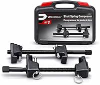 Vista 7 de Powerbuilt 648603 - Kit de herramientas para compresor de muelles helicoidales, 5 piezas, resortes helicoidales rectos o curvos, amortiguadores