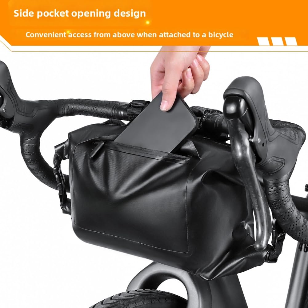 Borsa Manubrio Ciclismo PU Pioggia 37x17cm Borsa Manubrio Ciclismo