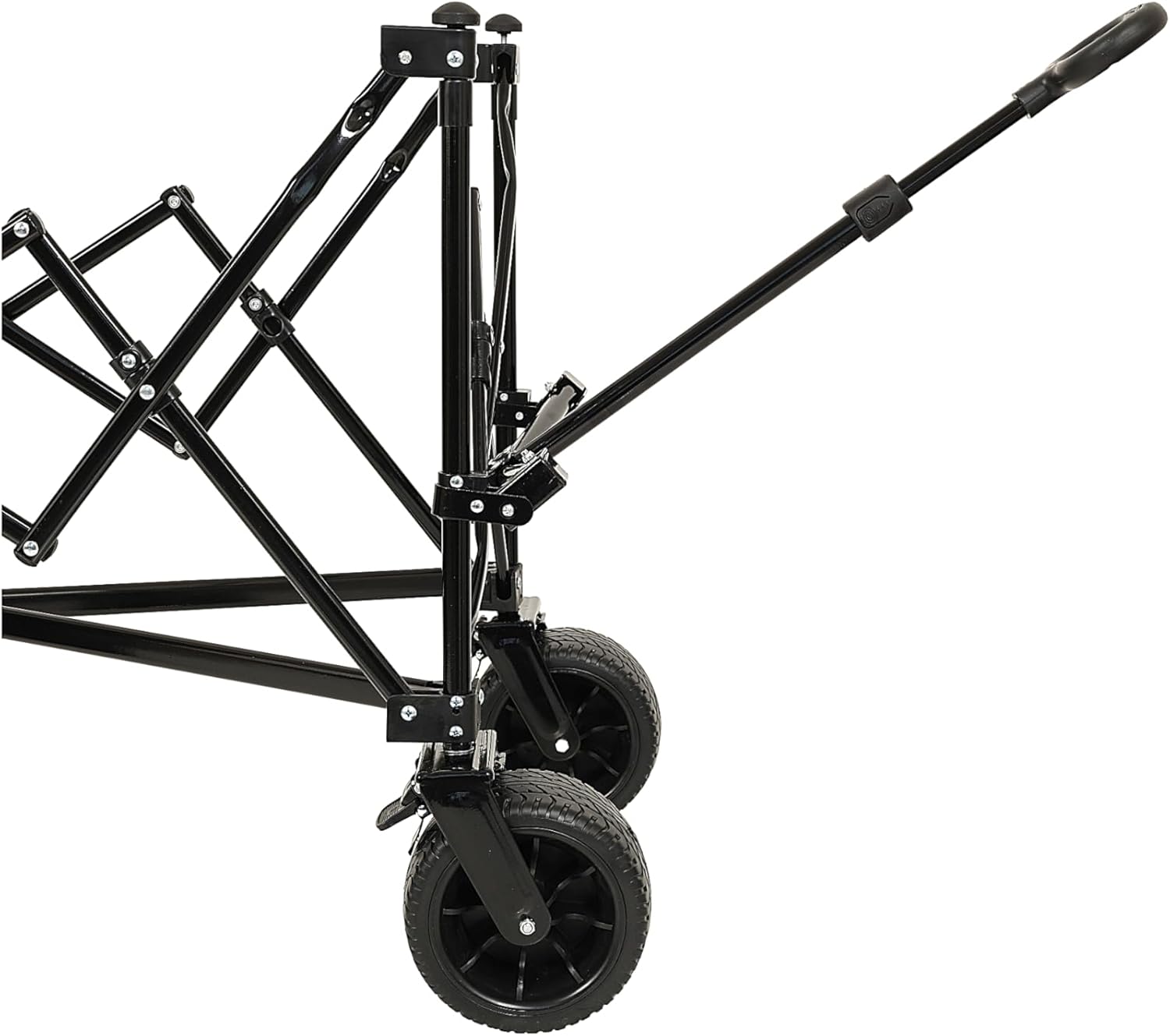 Folding Wagon Cart: Heavy Duty Utility Cart with 480lbs Capacity & All-Terrain Wheels - Event Planning Equipment for Community Activities & Outdoor Setup