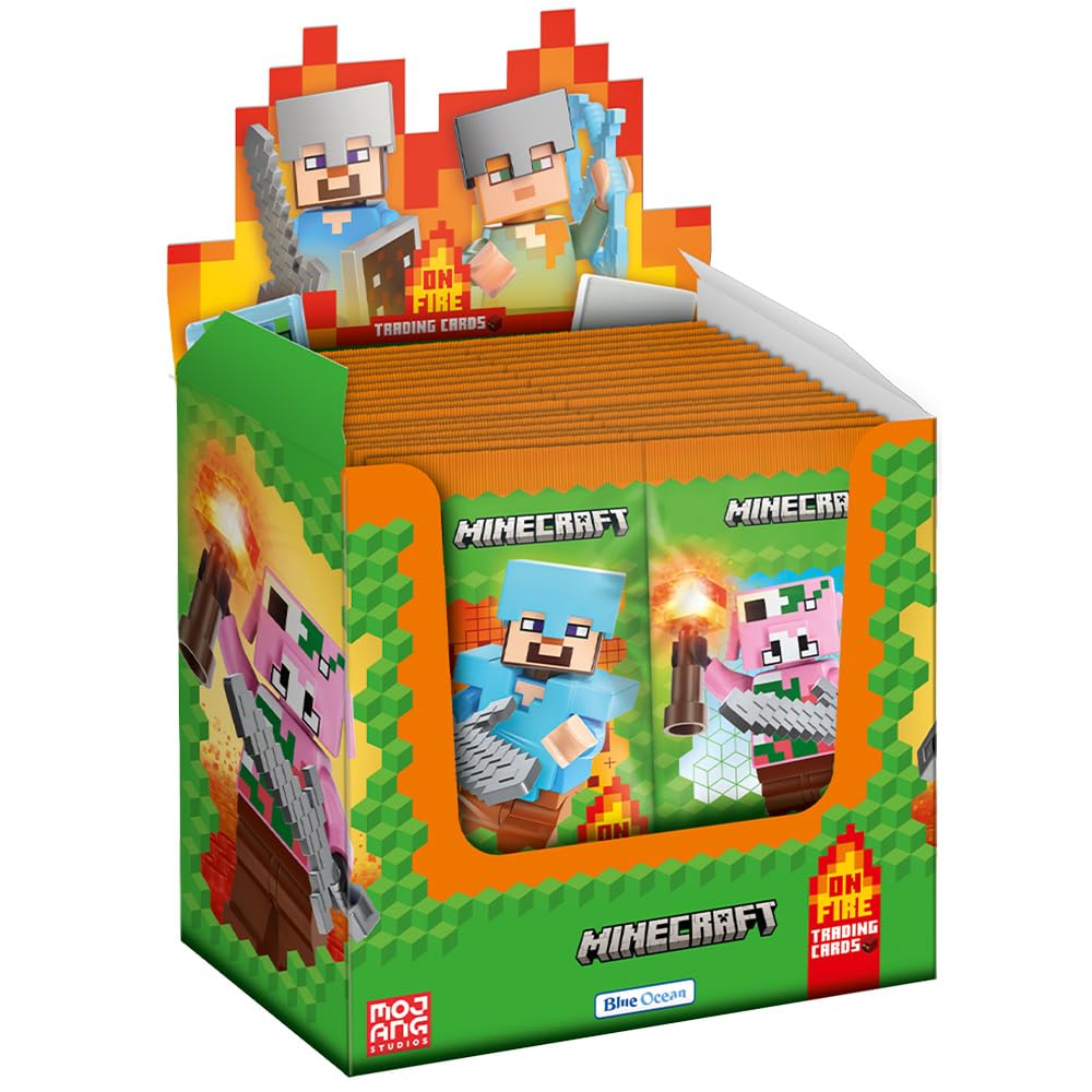 Bundle mit Minecraft Serie 3 Trading Cards - 1 Display (36 Booster) + Exklusive Collect-it Hüllen