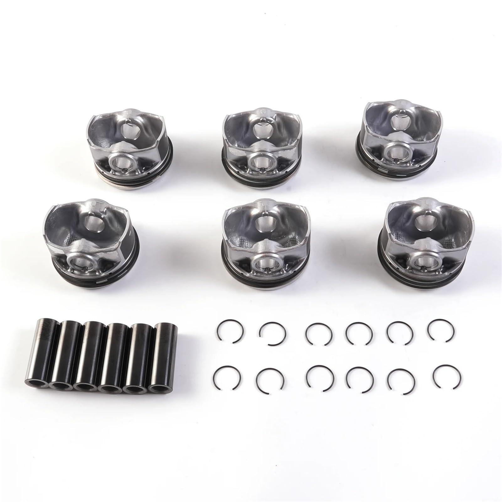 Set pistone e fasce elastiche motore AJ20P6 LR121443 LR121448 AJ814094 AJ814240 compatibile con Land Rover Range Rover Sport F-Pace