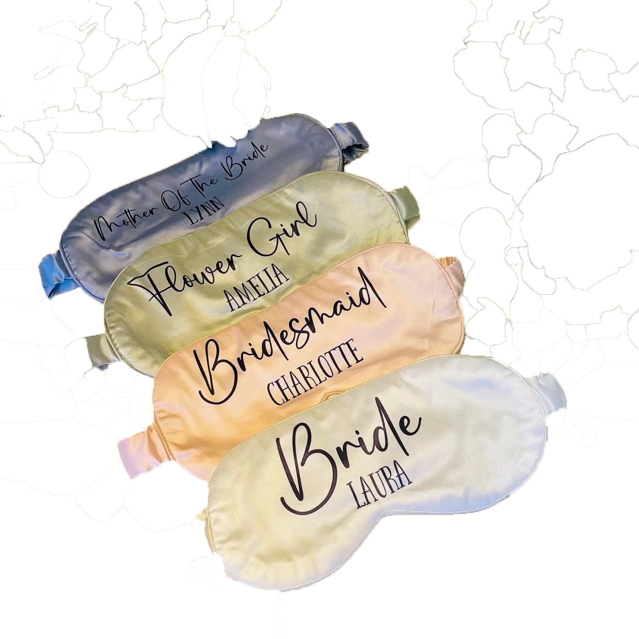Personalised Bridesmaid Eye Mask Amazon.co.uk Handmade Products
