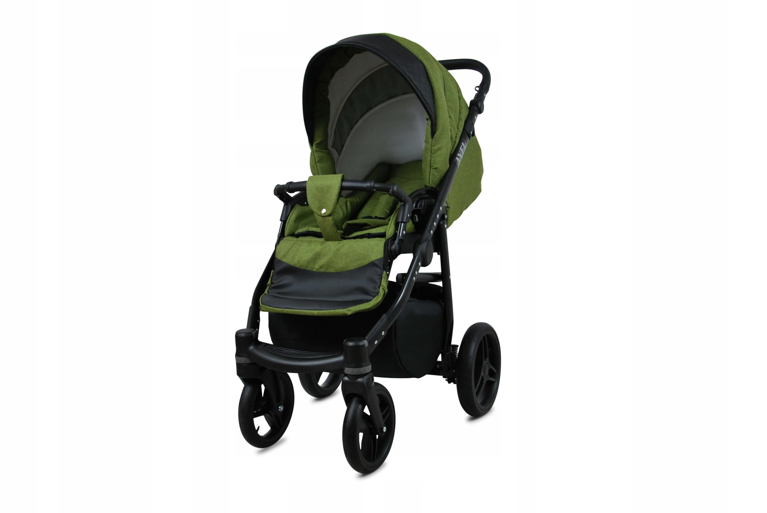 BabyLux® Carrito de Bebé Sistema de Viaje Set 3 en 1 - Axel - incl. Capazo, Silla de Paseo, Silla Coche - Cochecito - con Bolso cambiador, Cubierta para la lluvia, Mosquitera etc.