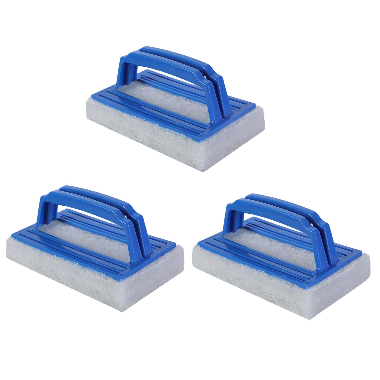 LIUZIKUN 3 Pack Handheld Pool Scrub Brush For Efficient Of Swimming Pool Steps Corners And Shower Tiles