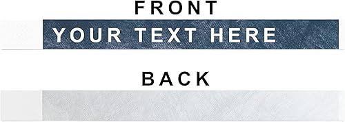 Miniatura 3 de Reminderband Pulseras Tyvek personalizadas, pulseras imprimibles para eventos, bandas de identificación personalizadas, brazaletes a granel,