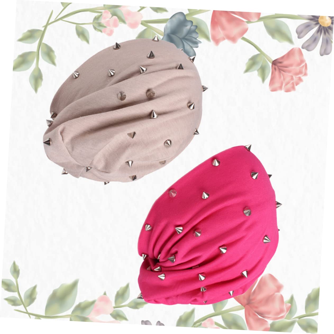SOIMISS 6piezas Gorro De Doble Pack Para Mujer Beanie Remaches Para Días Fríos y Actividades Al Aire Beige Rosado