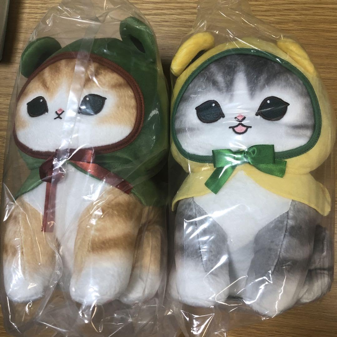 まとめ売り【モフサンドmofusand】カエルにゃん BIGぬいぐるみ 2種×3 mofusand カエルにゃんBIGぬいぐるみ | 商品紹介 | 株式会社
