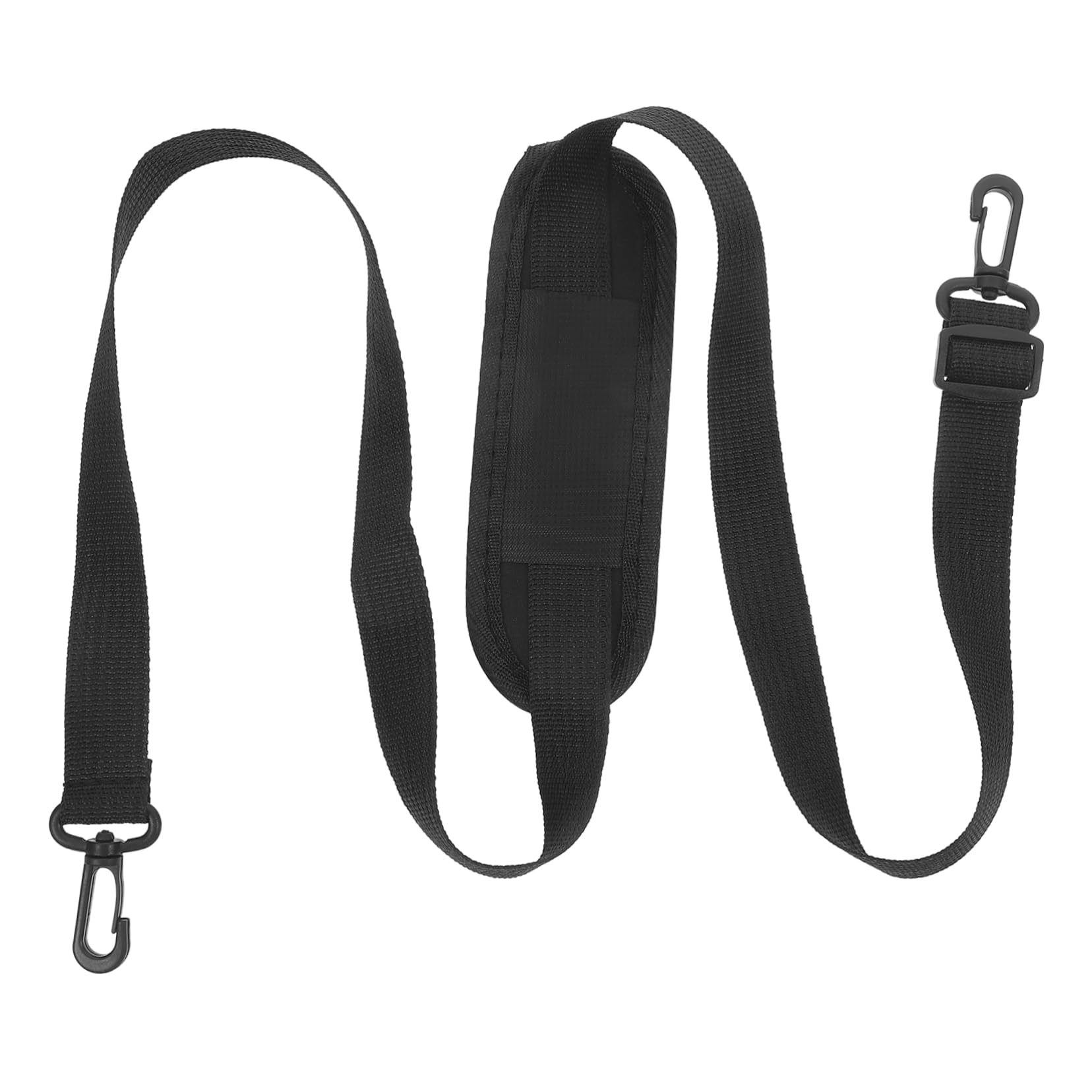 Sangle Bandoulière Réglable Nylon Pour Sac - 157cm, Coussin Épaule, Crochets Métal, Pour Ordinateur, Valise