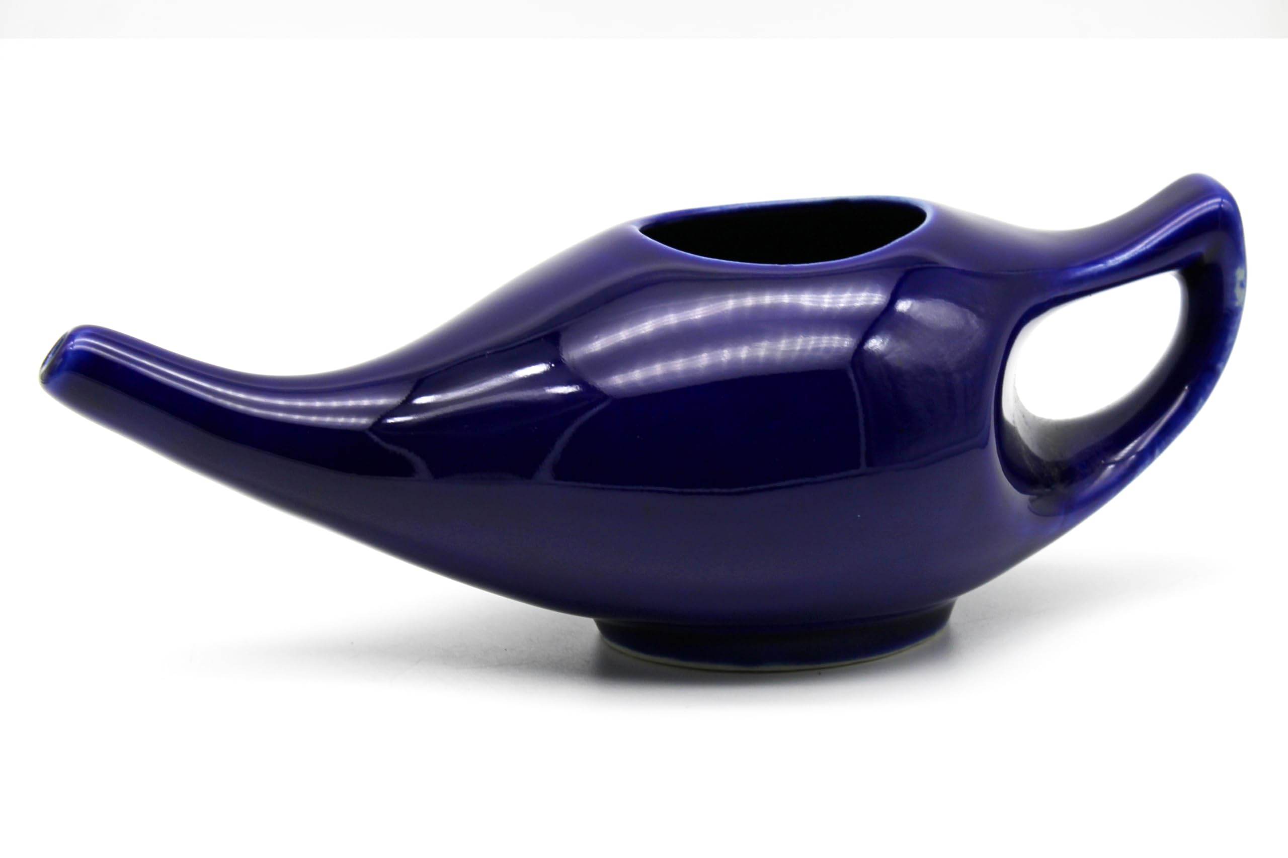 Dr. Head Ceramic Blue Neti Pot for Nasal Cleansing & Sinus - Handcrafted with Ceramic (250 ml)-image-31