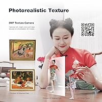 Vista 3 de EinScan H2 Híbrido LED y fuente de luz infrarroja Escáner 3D Color PDA con borde sólido Shining3D versión CAD Software