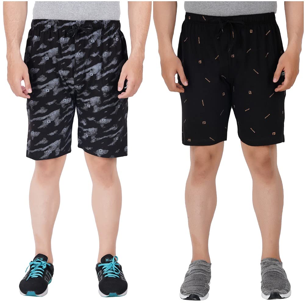 FEEL TRACKMen Cotton Regular Fit Shorts