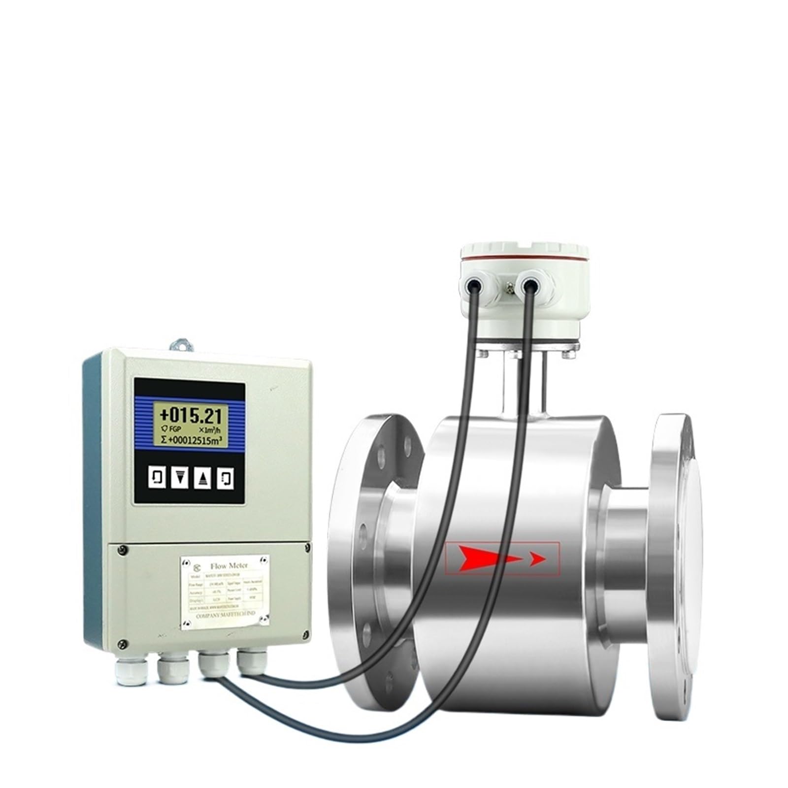BALYDLUL DN100 DN80 Electromagnetic Flowmeter Remote Display Flow Meter(DN50 SS304)