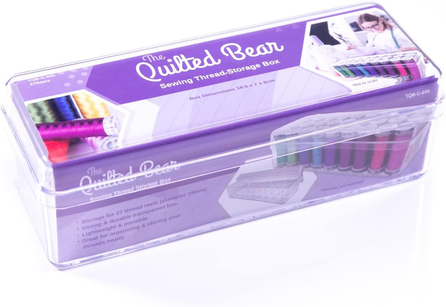 Amazon.com: Sulky Universal Slimline Box, Clear