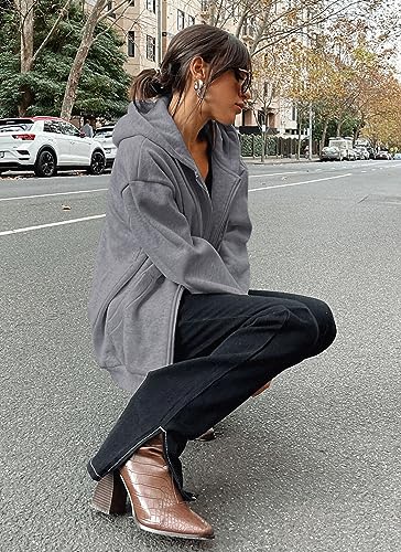 Image of PRETTYGARDEN Women's Fall Zip Up Hoodies Sweatshirts