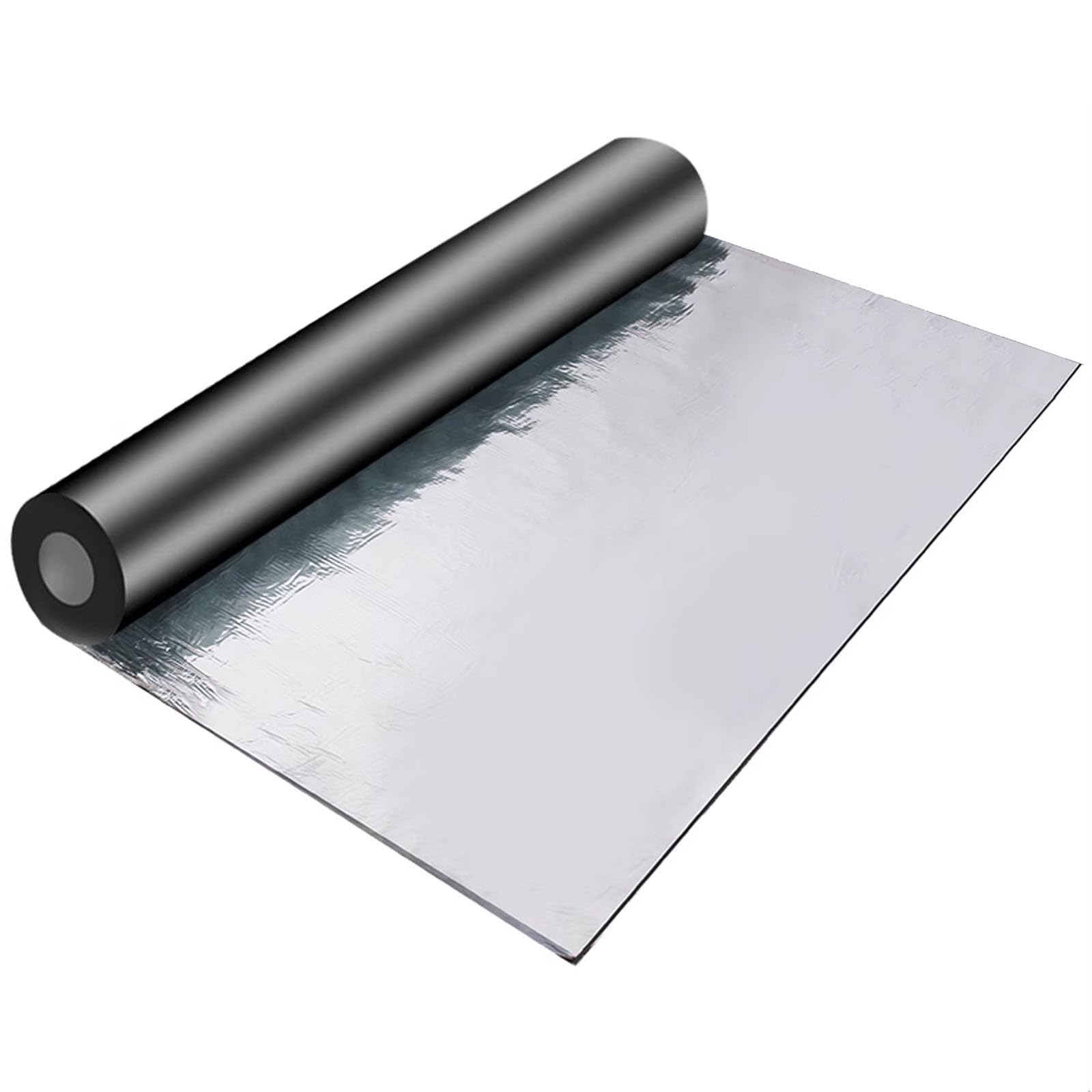 tow000ack Waterproof Sealing Tape Self Adhesive Aluminum Foil Tape,Temperature Resistant,Bitumen Leak Repair Tape for Pipe/Metal/RV Awning/Roof Leak/Window Seal/Boat,Custom (1x10m)