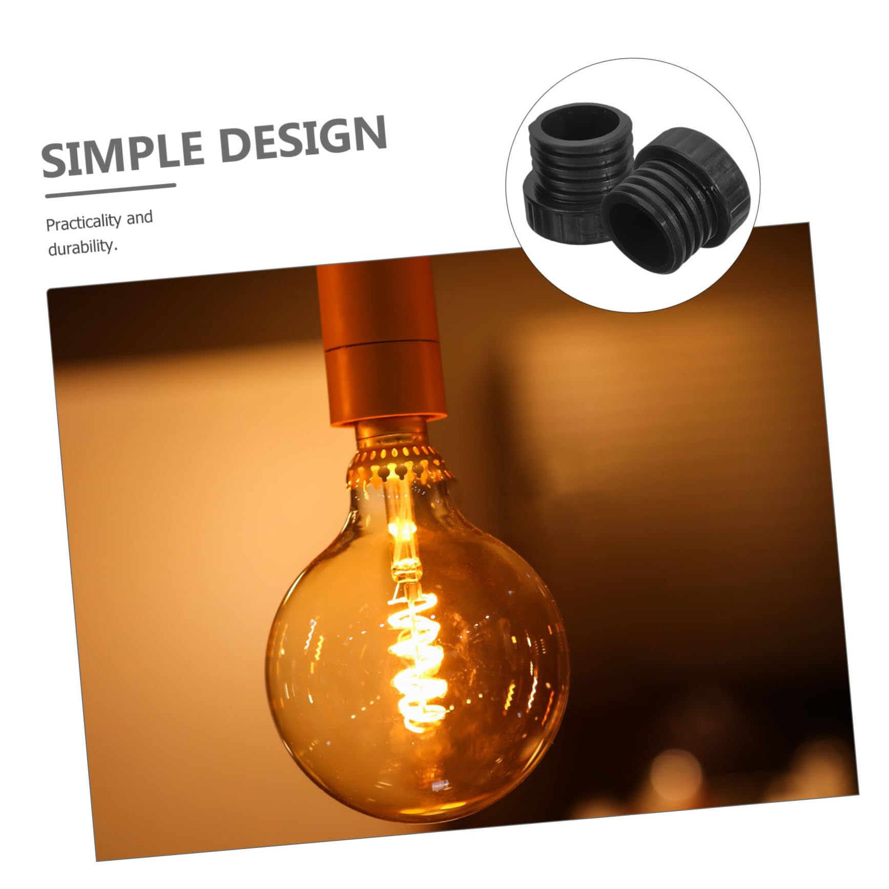 HOMSFOU 25piezas Tapas De Seguridad Para Enchufes De Luz De Instalación Sin Herramientas Diseño Robusto y Compatible Diferentes Tipos De Iluminación Protección Mejorada Contra