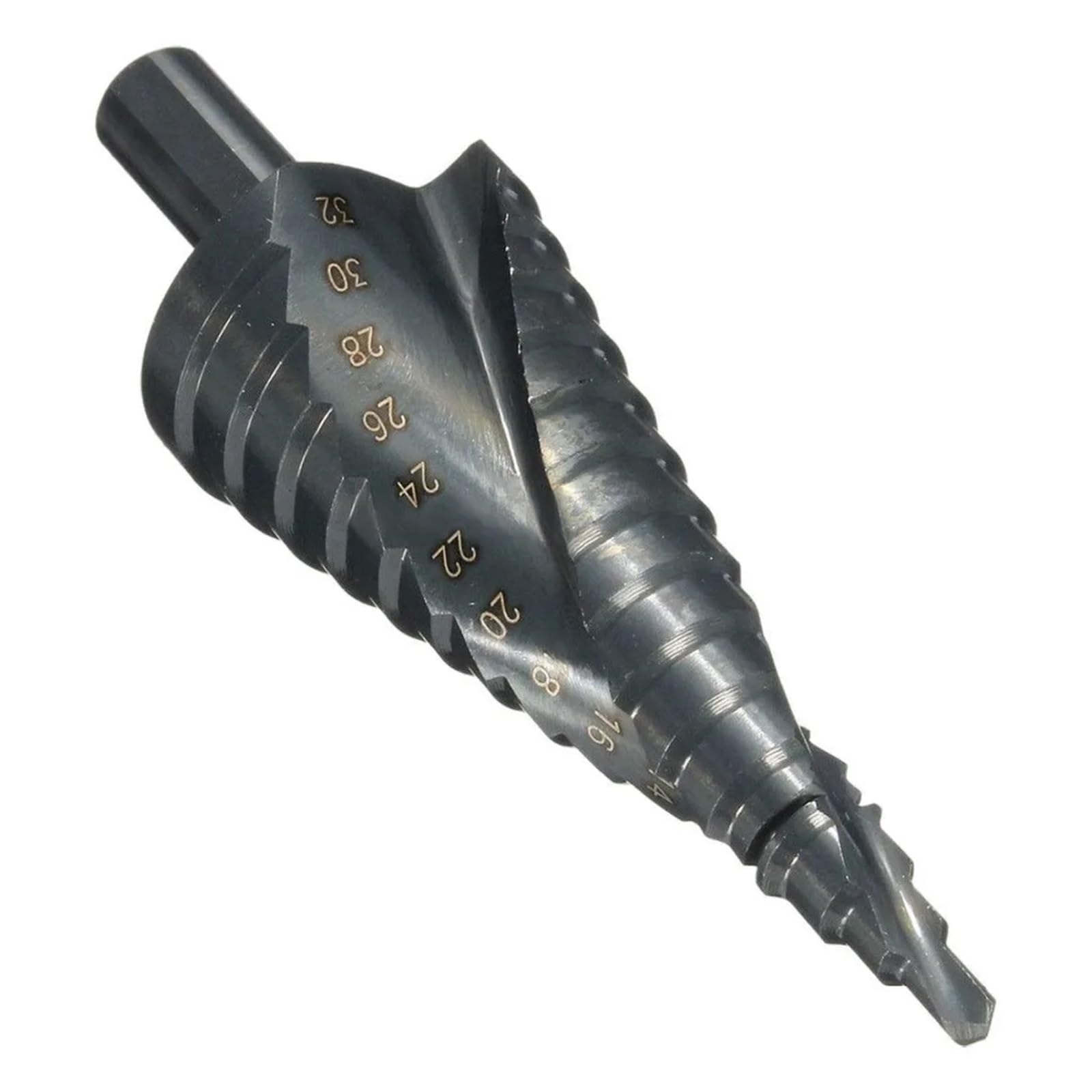 Broca escalonada ranurada en espiral, Brocas escalonadas de cobalto HSS, 3 uds., 4, 32MM, acero de alta velocidad