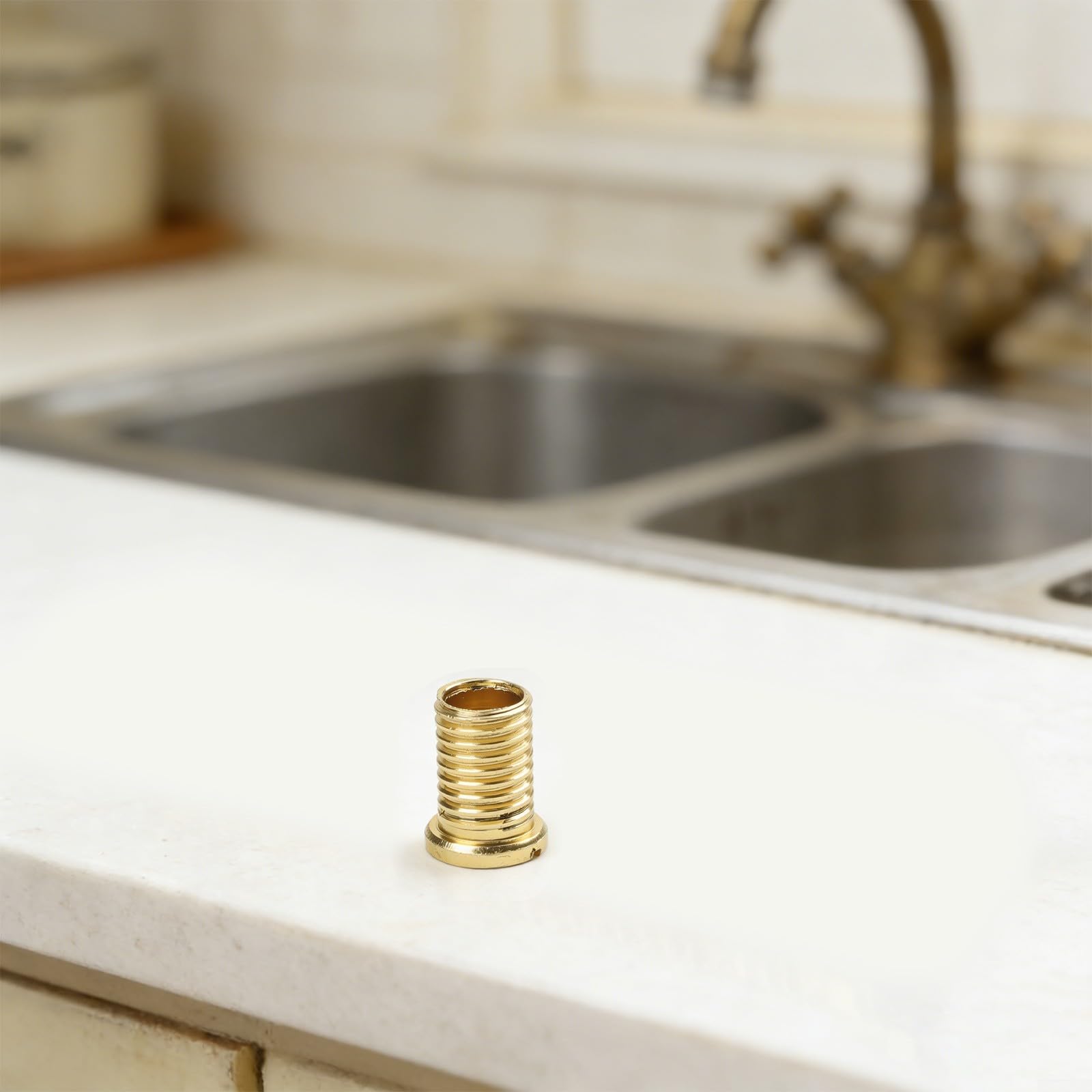 Vite filtro per lavello per lavabo, cestelli di scarico, design a testa scanalata, compatibile con i modelli standard di lavello da cucina (lega da 1,75 cm)