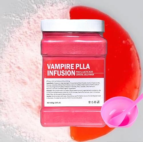 GSC Vampire Plla Infusion - Mascarilla facial antienvejecimiento en un frasco para piel propensa al acné y dañada, mascarilla facial de gel orgánico