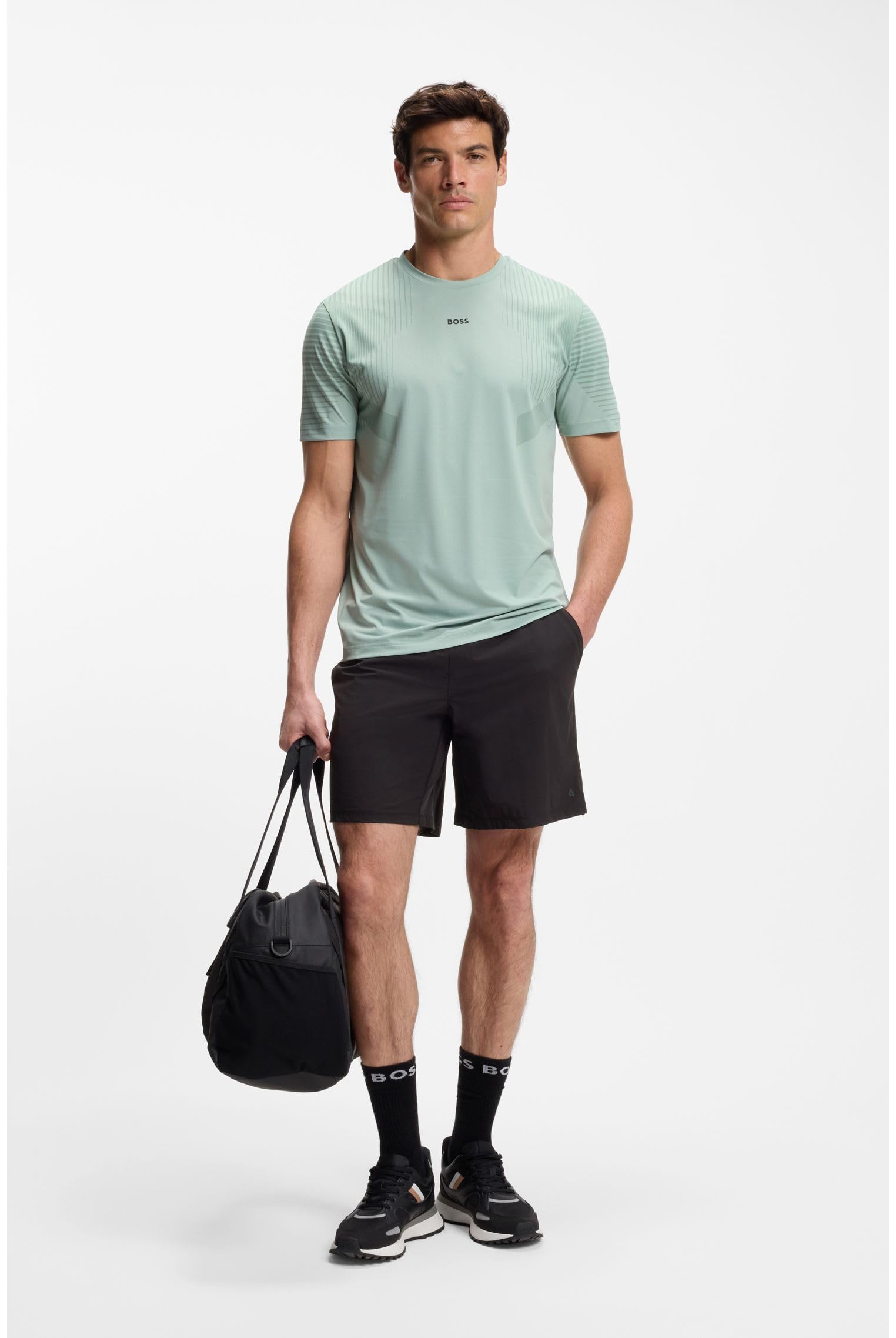 BOSS Sportive Shorts Mit Vier-Wege-Stretch Und Wasserabweisendem Finish