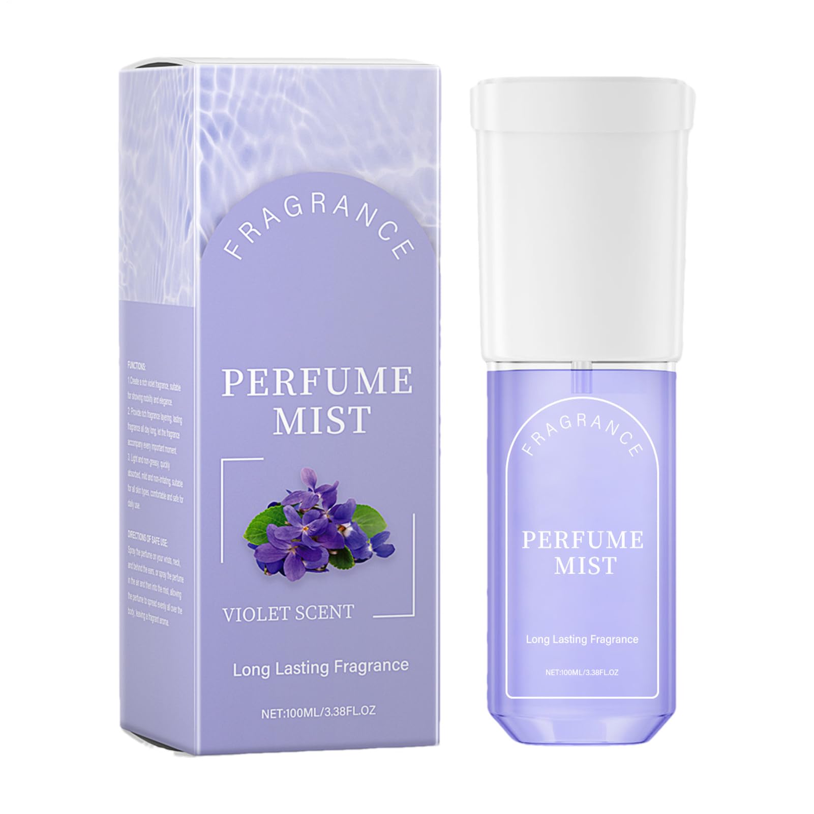 Veilchenparfüm, Parfüm Mit Veilchenduft - Weibliches Charmantes Parfüm - 100 Ml Langanhaltendes Violettes Körperparfümspray Für Frauen, Haare, Kleidung, Dating, Einkaufen