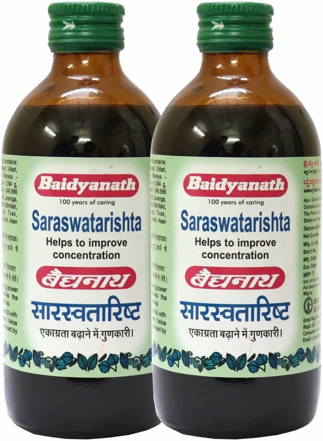 Baidyanath Saraswatarishta-220 Ml (Pack Of 2)
