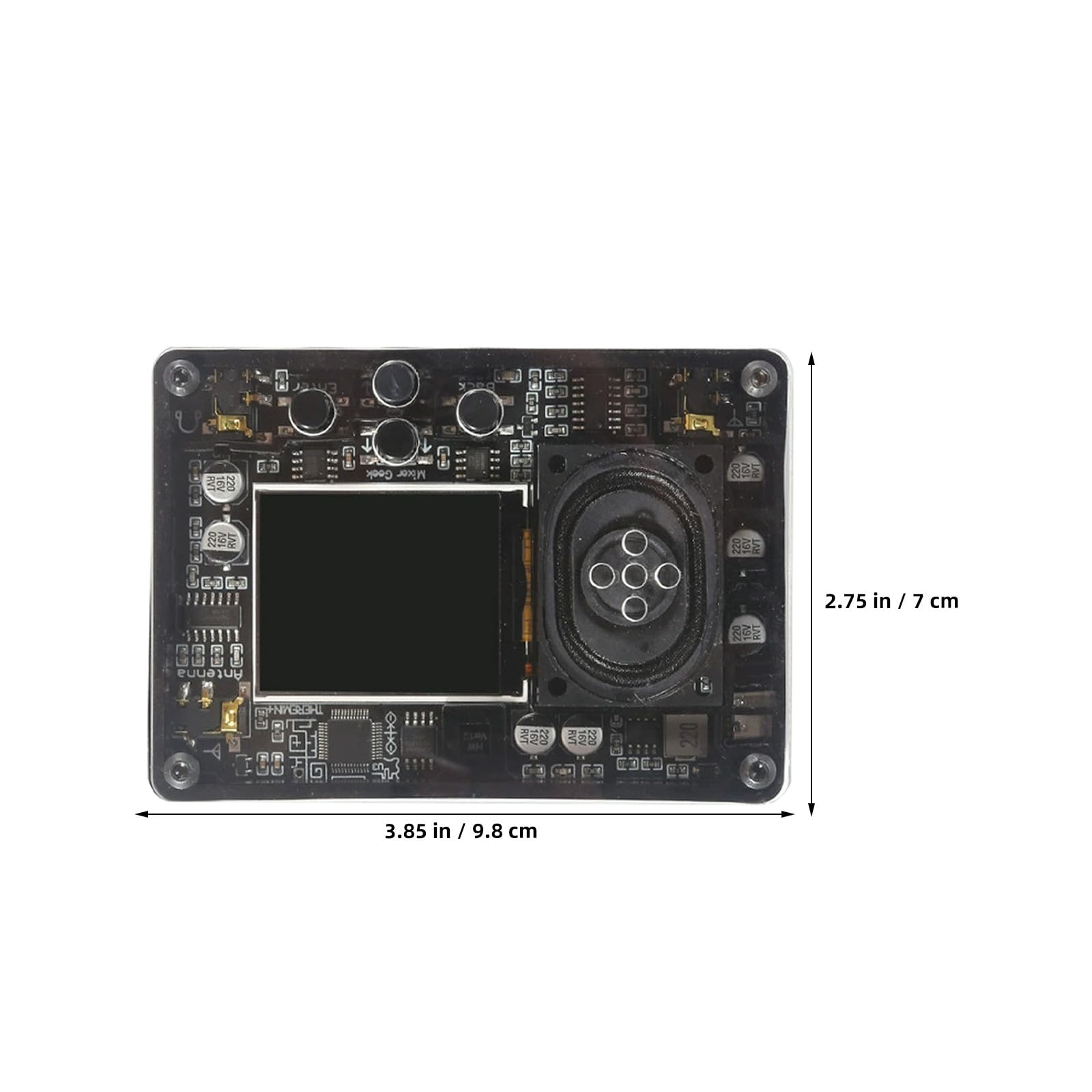 ibasenice Mini Theremin, modulo musicale elettronico, strumento senza | 70 Toni, Strumento Musicale Elettronico Touchless con 70 Voci, Dispositivo alimentato tramite Type-C per Musicisti
