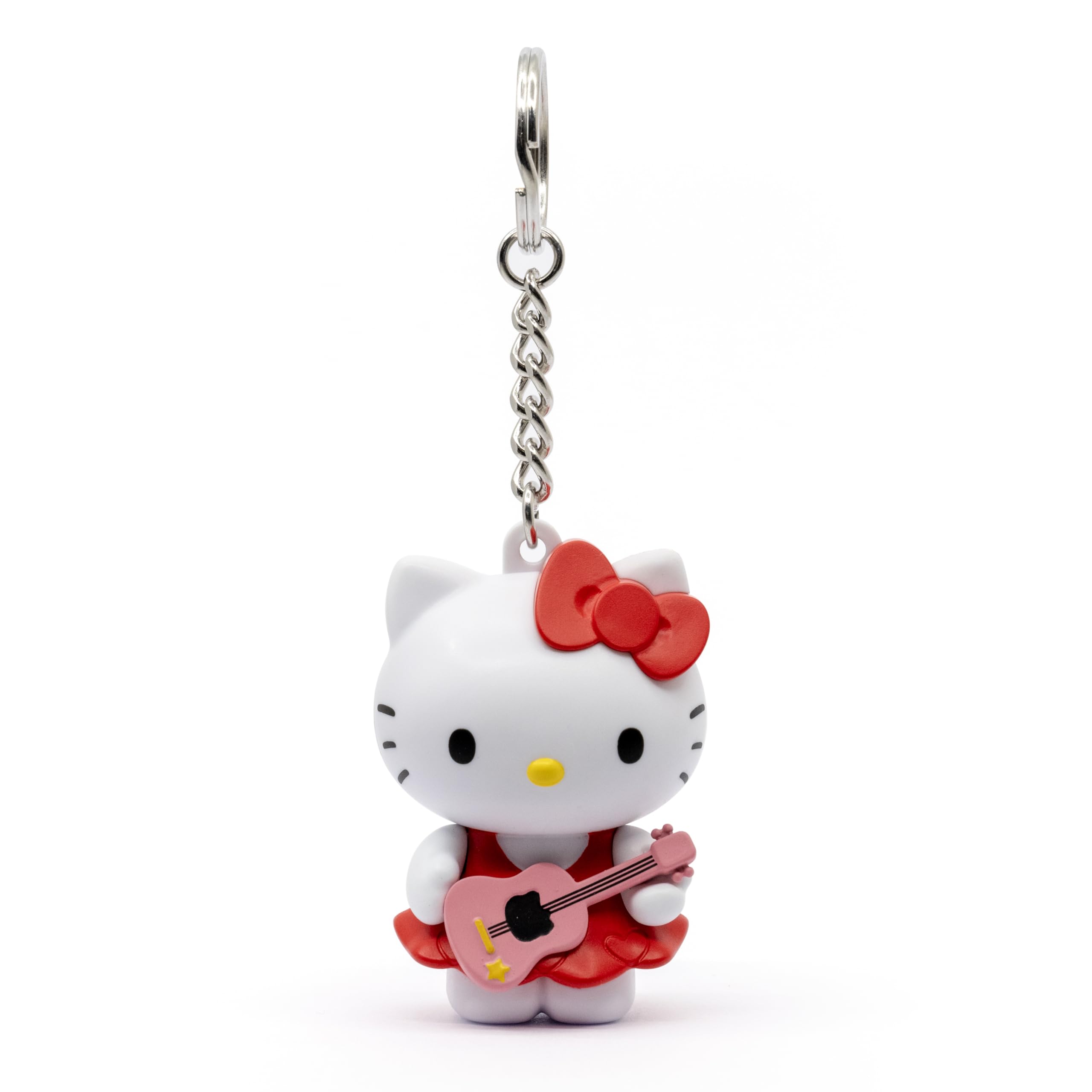 YuMe Hello Kitty & Friends Keychain | Pocket Hero Window Series Accessories for Kids Age 4+ | Metal Keyring & Rubber Doll Figure | Collectable Sanrio Gift | Get all 6 Cute Characters