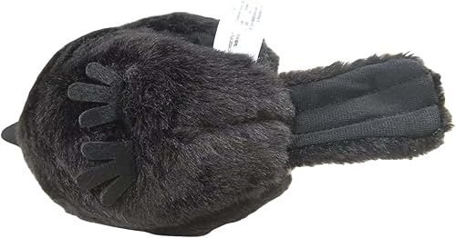 Miniatura 6 de Cuervo de peluche realista de cuervo, lindo animal de peluche de cuervos negros de pájaro, juguete de peluche de Halloween, animales de zoológico,