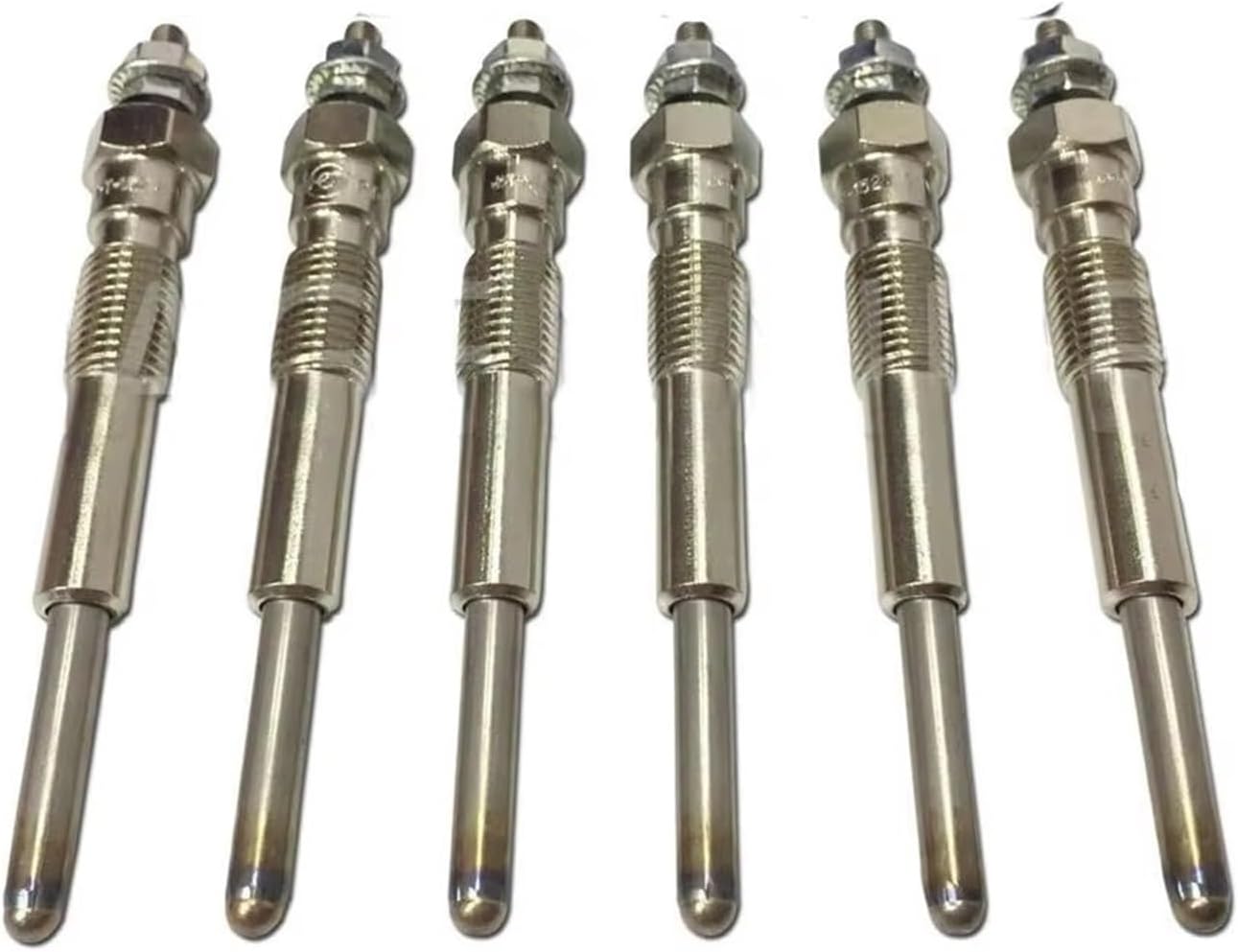 Glow Plug Kit For Toyota For Landcruiser Hdj80 Hdj81 1Hd-T Hzj80 Hzj75 Hzj81 105 4.2L 6Pcs 12V 1Hz Glow Plugs 19850-64031 Car Parts
