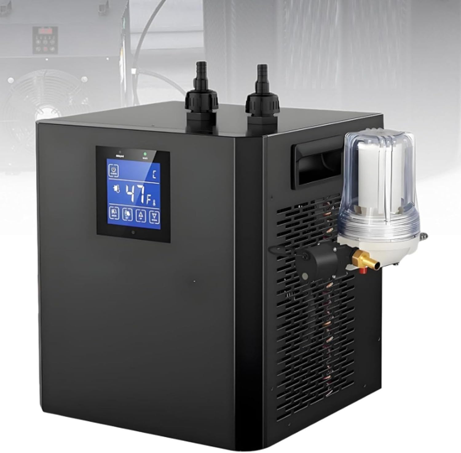 Ice Bath Water Chiller, Water Chiller for Cold Plunge Tubs, with 2 Pump, External Filter, LED Display, for Home and Professional Use