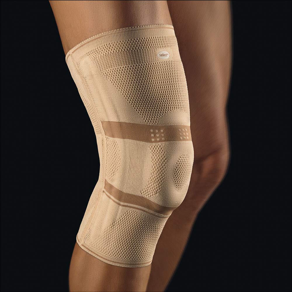 Bort Select StabiloGen Knieb. m. Silikonr. silb. Gr. XXXL plus, Kniebandagen