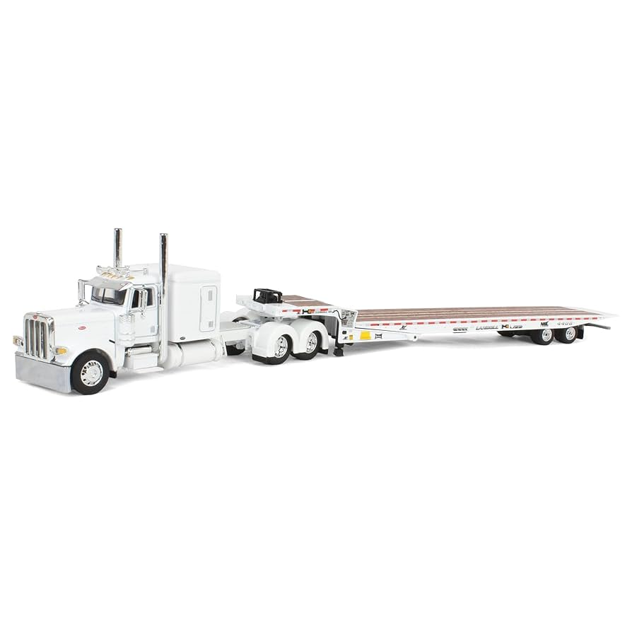 Peterbilt MODEL 389 トレーラーミニカー Amazon.com: New-Ray Peterbilt 389 with Hay and Farm Tractor