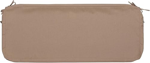 Miniatura 9 de Magpie Fabrics Fundas de cojín para sofá biplaza para banco de patio (solo funda de repuesto, sin relleno), funda de cojín impermeable, resistente a