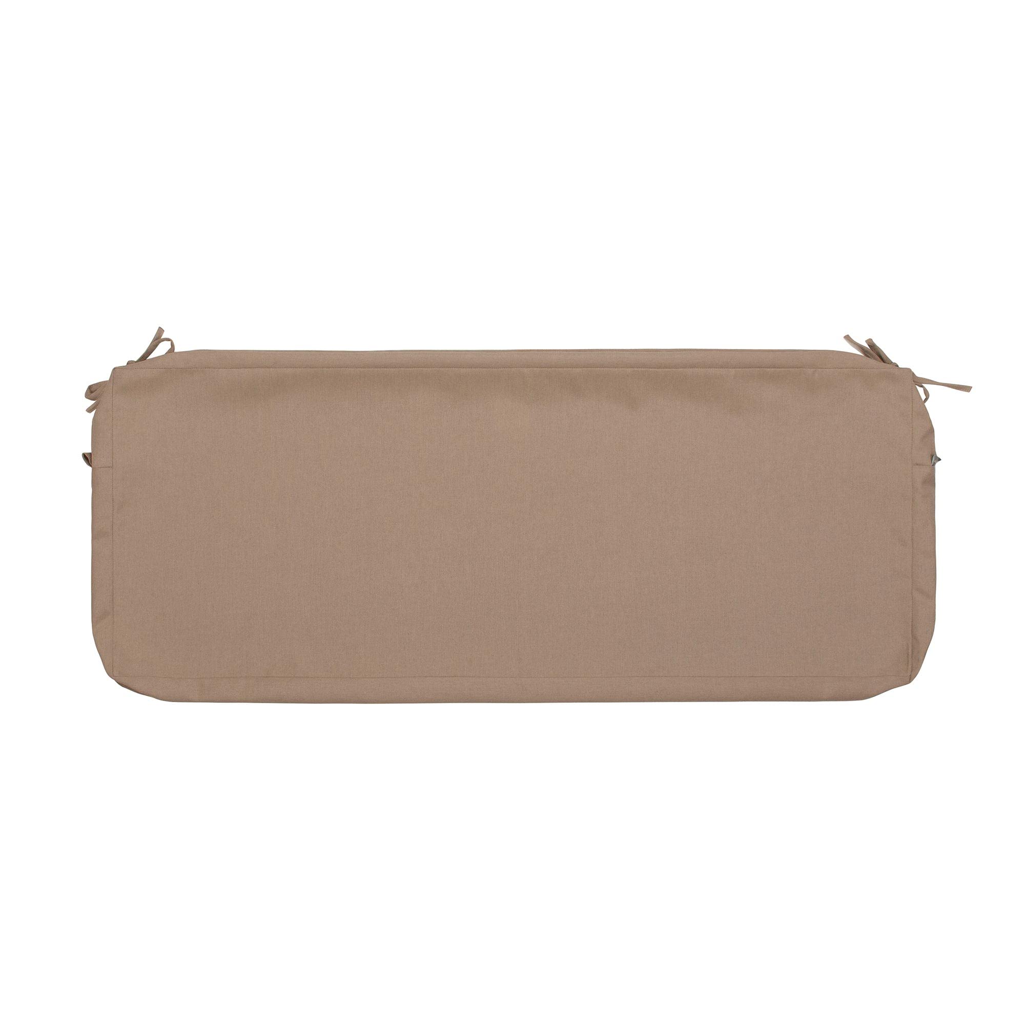 Patio Bench Loveseat Cushion Covers (Replacement Cover only, No Insert!), Waterproof Fade Resistant Swing Cushion Slipcover with Ties(45x18x3 Inch, Khaki)