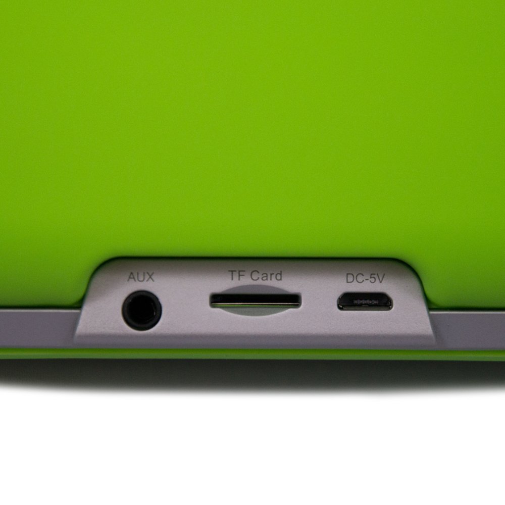 Talius 28BT - altavoz Bluetooth 3.0, tarjeta SD, manos libres, 10W, color verde