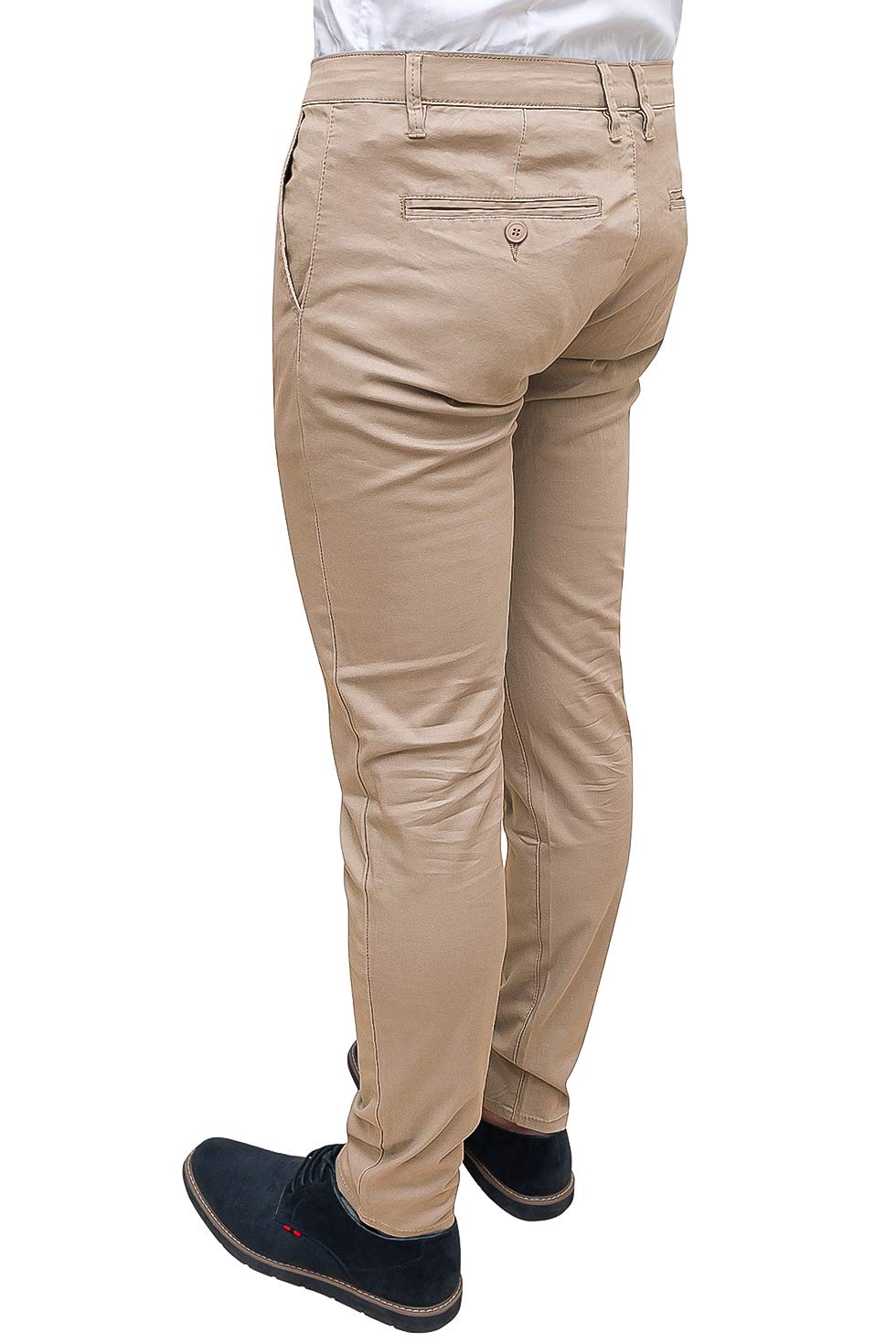 Pantaloni Uomo Class Slim Fit Primavera Estate Casual in Cotone