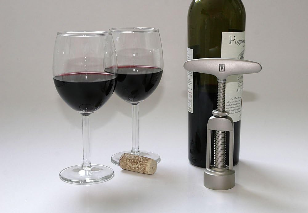 hergestellt in Deutschland "Bacchus" Korkenzieher Doppel Schraube