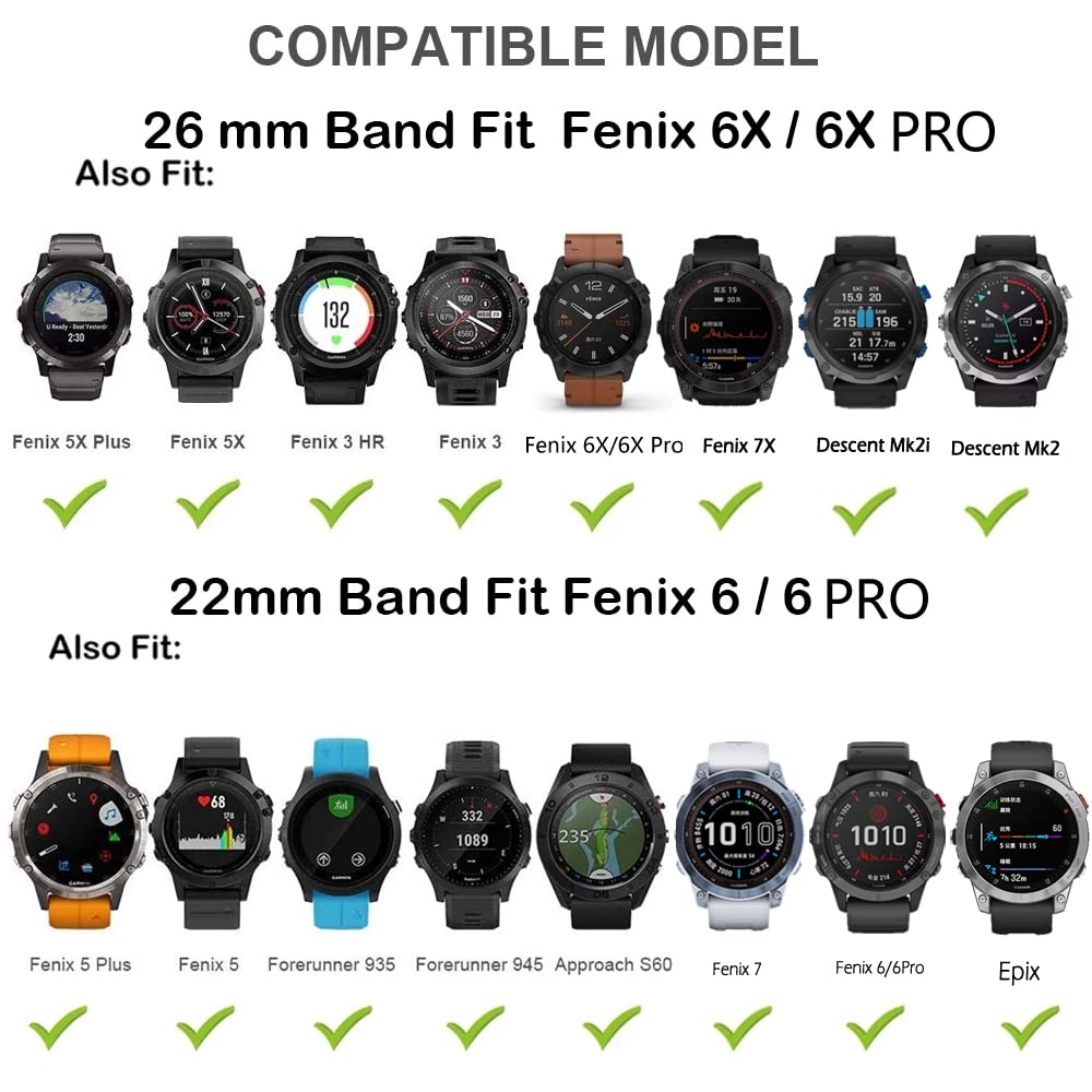 22 26 mm pasek do smartwatcha Garmin Fenix 7 7X 5 5X Plus 6 6X Pro 3 3HR pasek do smartwatcha oficjalne skórzane akcesoria do bransoletek