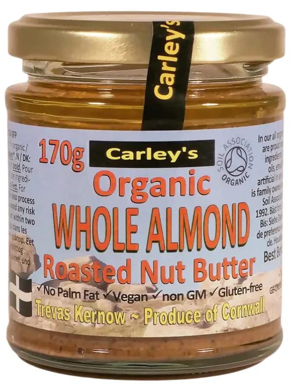 Carley'S | Almond Butter- Organic | 1 X 170GSoil AssociationEU OrganicSoil AssociationSoil Association
