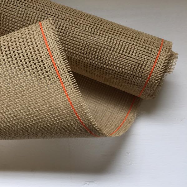 Image of Needlepoint Zweigart Penelope 10 /20 Double mesh Blank Canvas Antique Brown (18x18 inches)