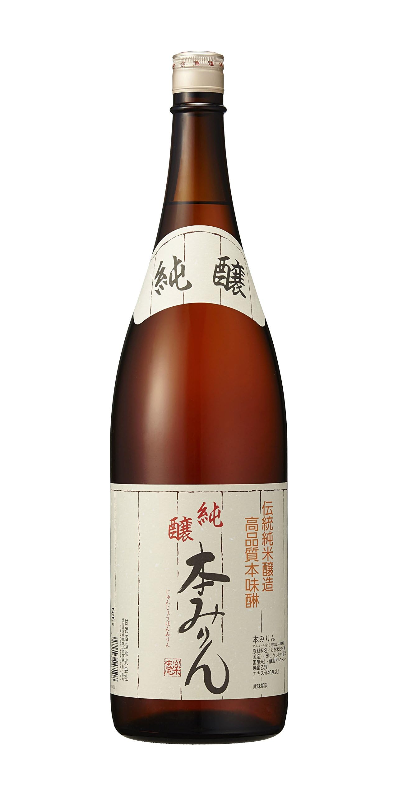 Amazon.co.jp: 甘強酒造 味淋 甘強 純醸本みりん [ 1800ml ] : 食品