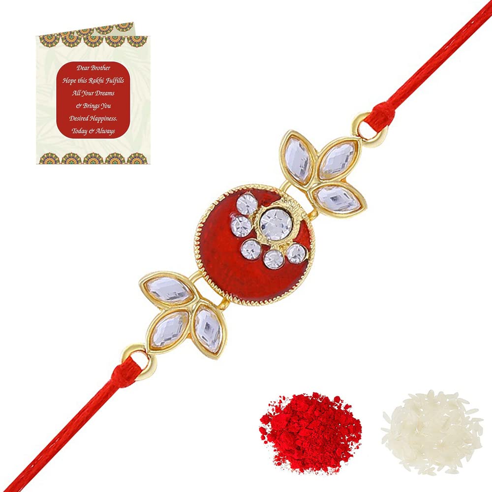 See full amazon price history chart for Riddhika Ventures Alluring Gold Plated Floral and Pearl Rakhi (Bracelet) with Roli Chawal & Greeting Card for Men (P8) Riddhika Ventures Alluring Gold Plated Floral and Pearl Rakhi (Bracelet) with Roli Chawal & Greeting Card for Men (P8) (B08BLY21LB) Amazon Price History, Amazon Price Tracker