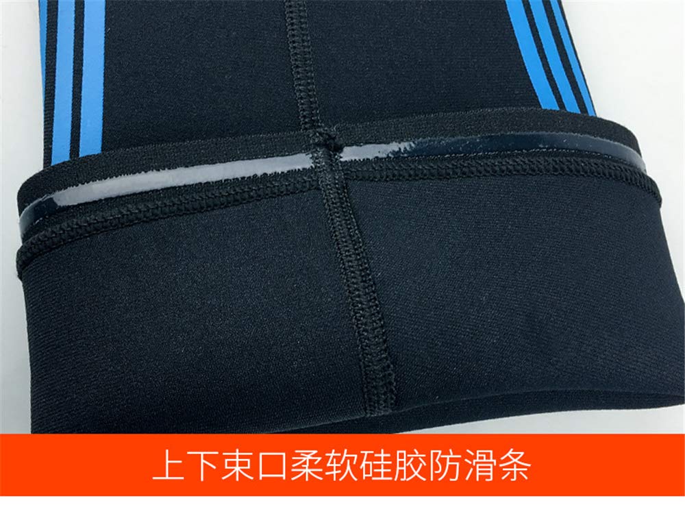 Soporte de rodilla BaronHong Mangas de compresión para correr, entrenar y recuperar (azul, XL)