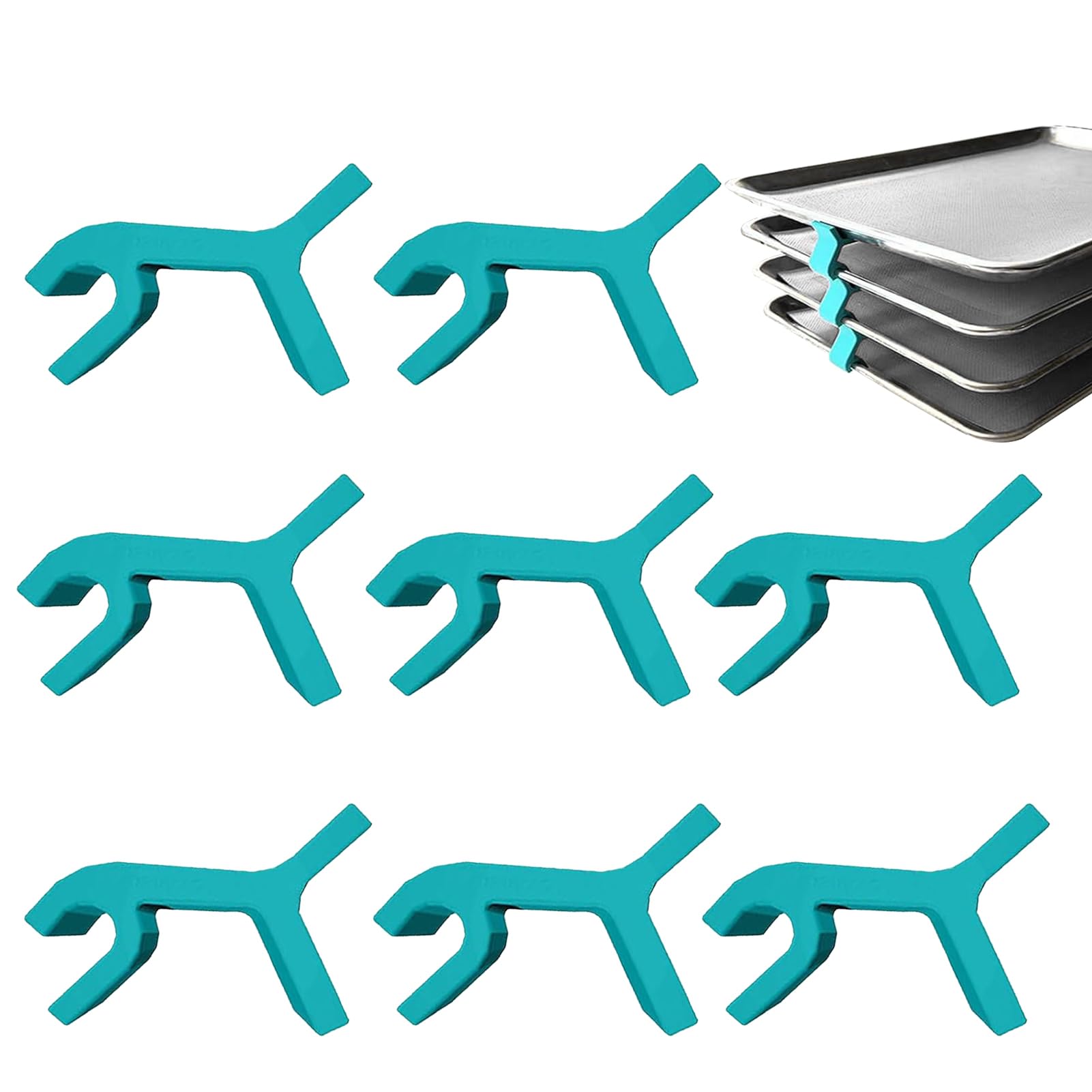 Stapelhilfe für Backbleche | Platzsparender Tablett-Stapler – Mehrzweck-Backblech-Stapler, wiederverwendbarer und robuster Backblech-Stapler