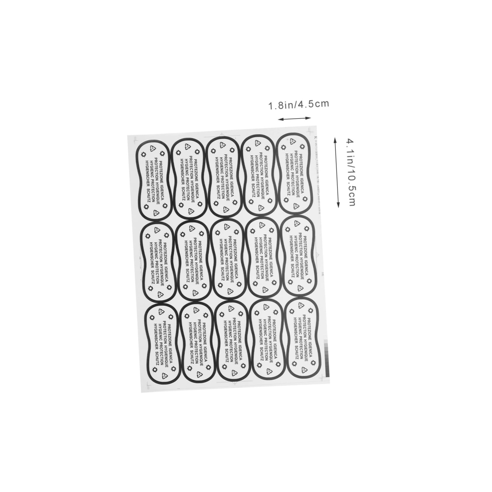 50 Autocollants De Protection Transparents Pour Maillots De Bain, Lingerie - 11x4.8 Cm, Adhésifs Hygiéniques